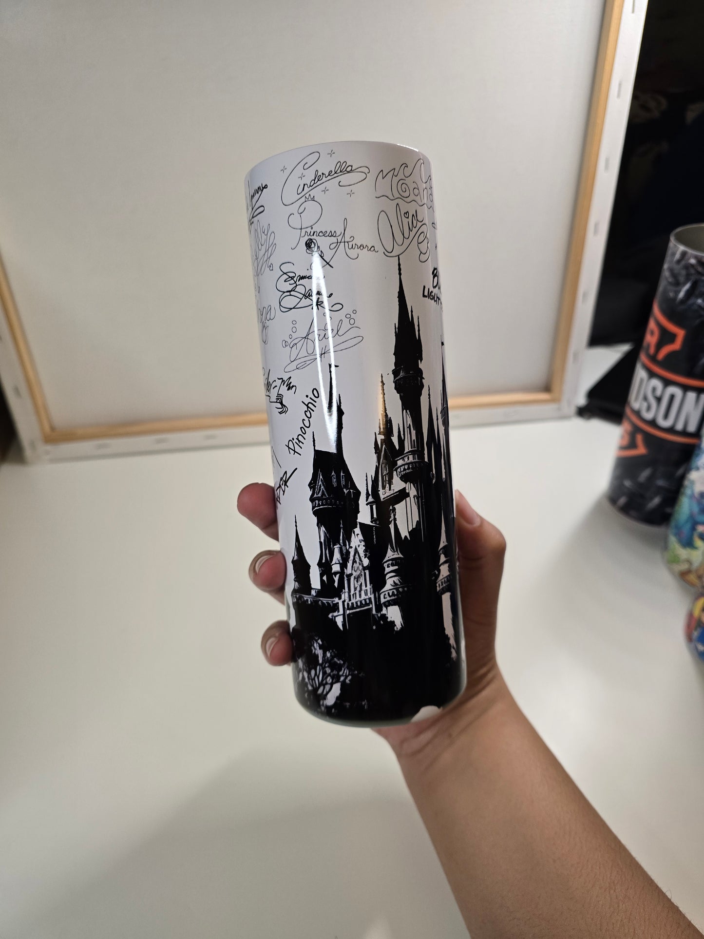 Black Magical Castle with Famous Autographs