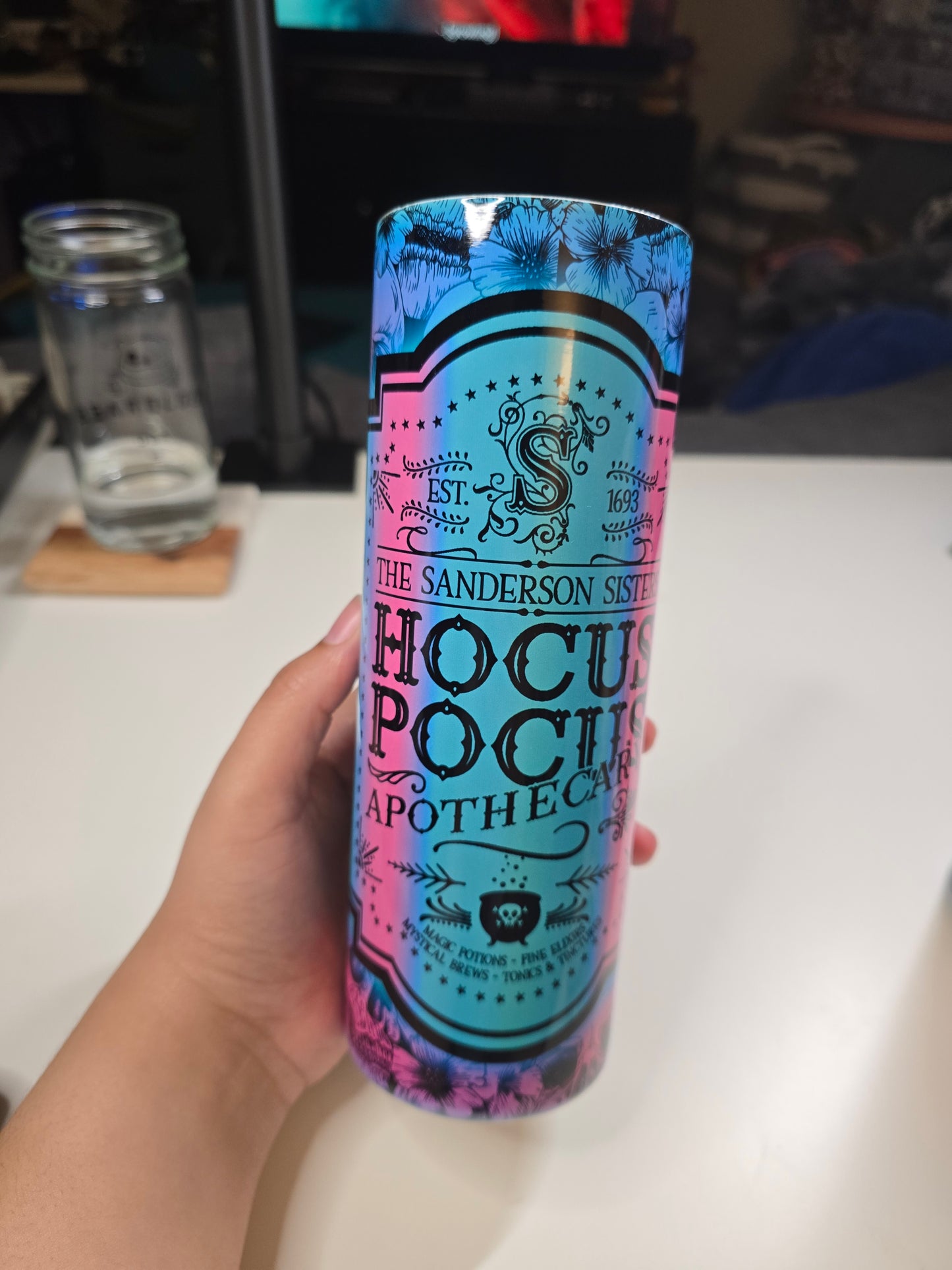 Halloween Witches Colorful Tumbler