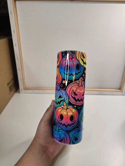 Cute Neon and Colorful Pumpkins