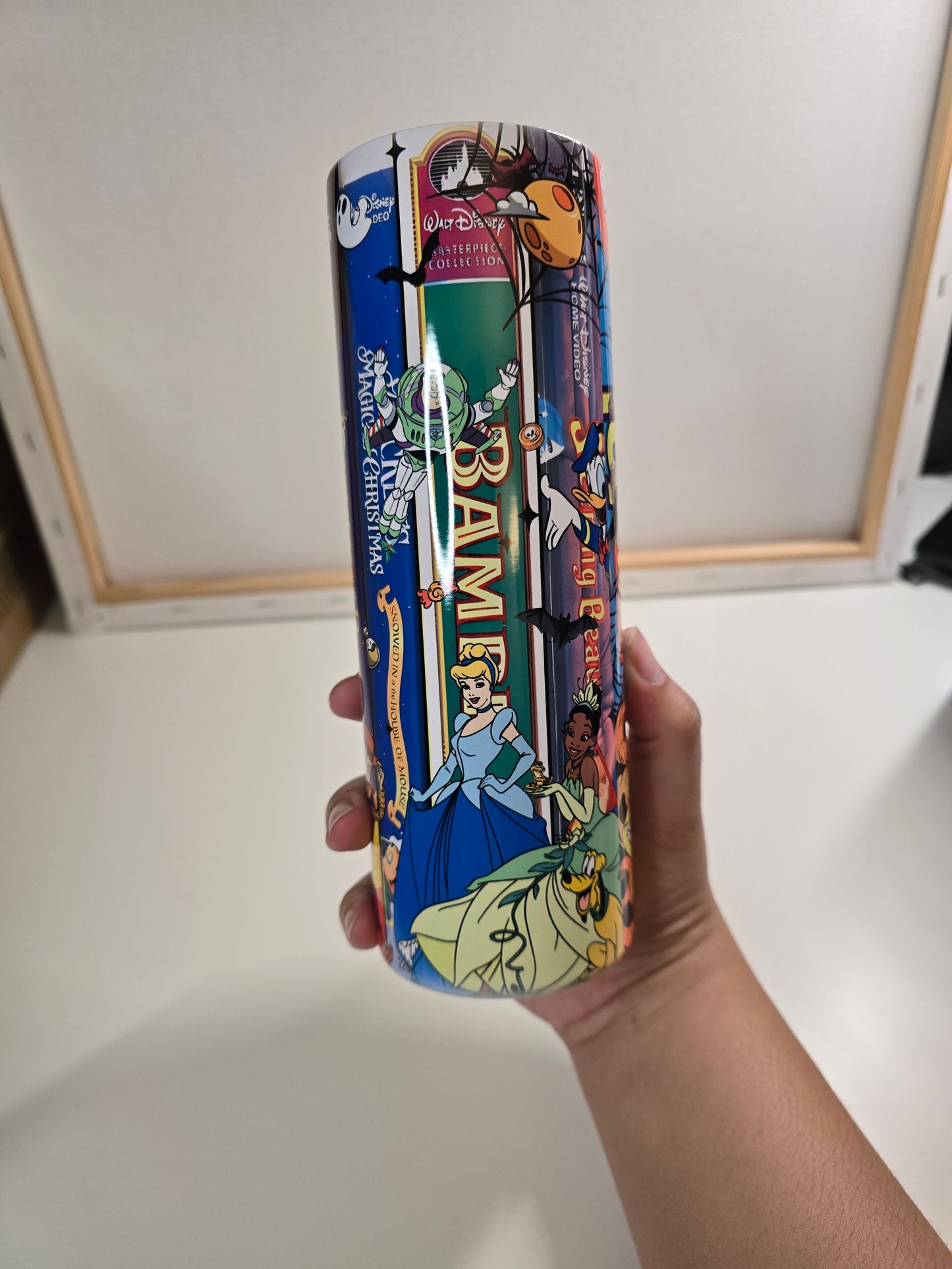 Magical movie VCR tapes with Princess Halloween Theme