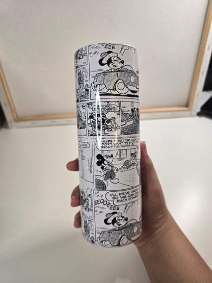 Magical mouse black and white Comic