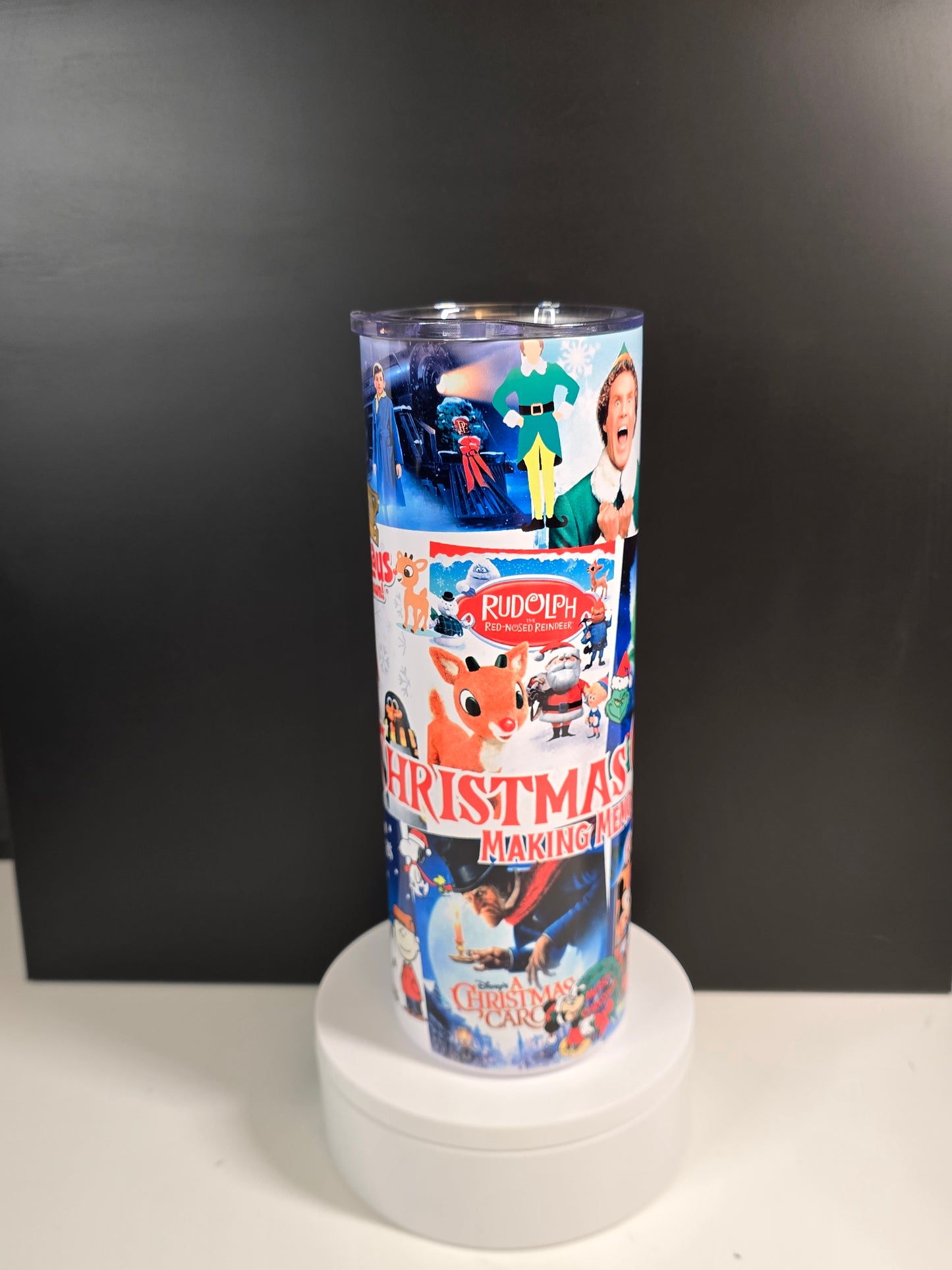 Classic Christmas movie poster collage