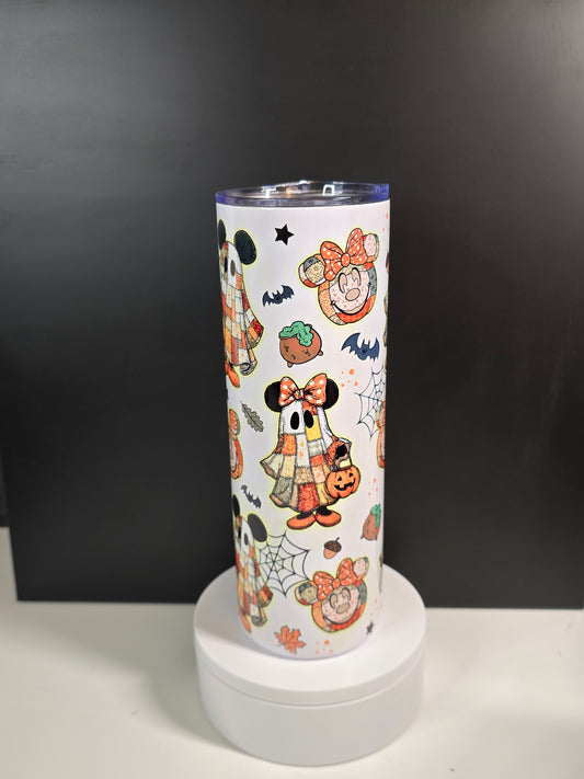 Fall ghost with bats and webs