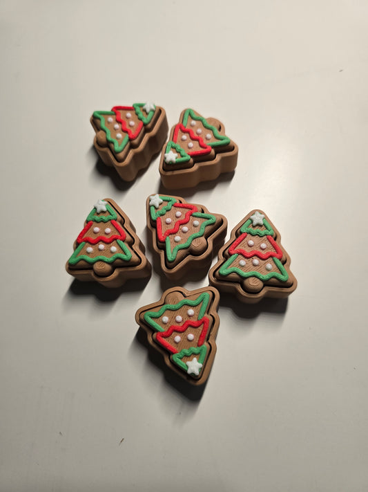 Christmas Tree Cookie with Icing