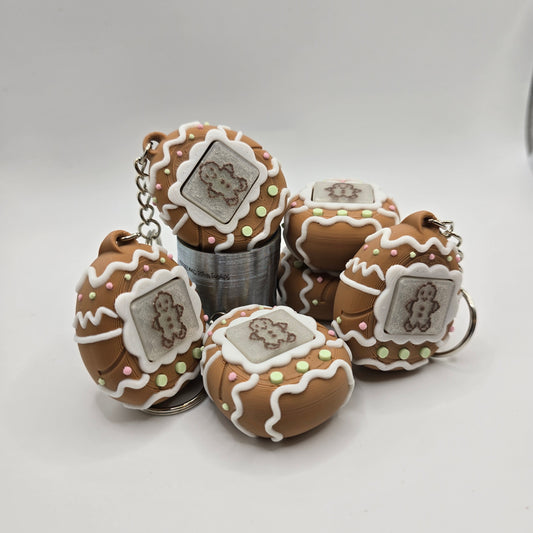 Gingerbread Y2K Virtual Pet Clicker