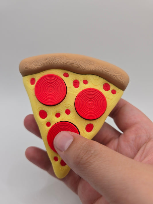Large pepperoni pizza slice clicker