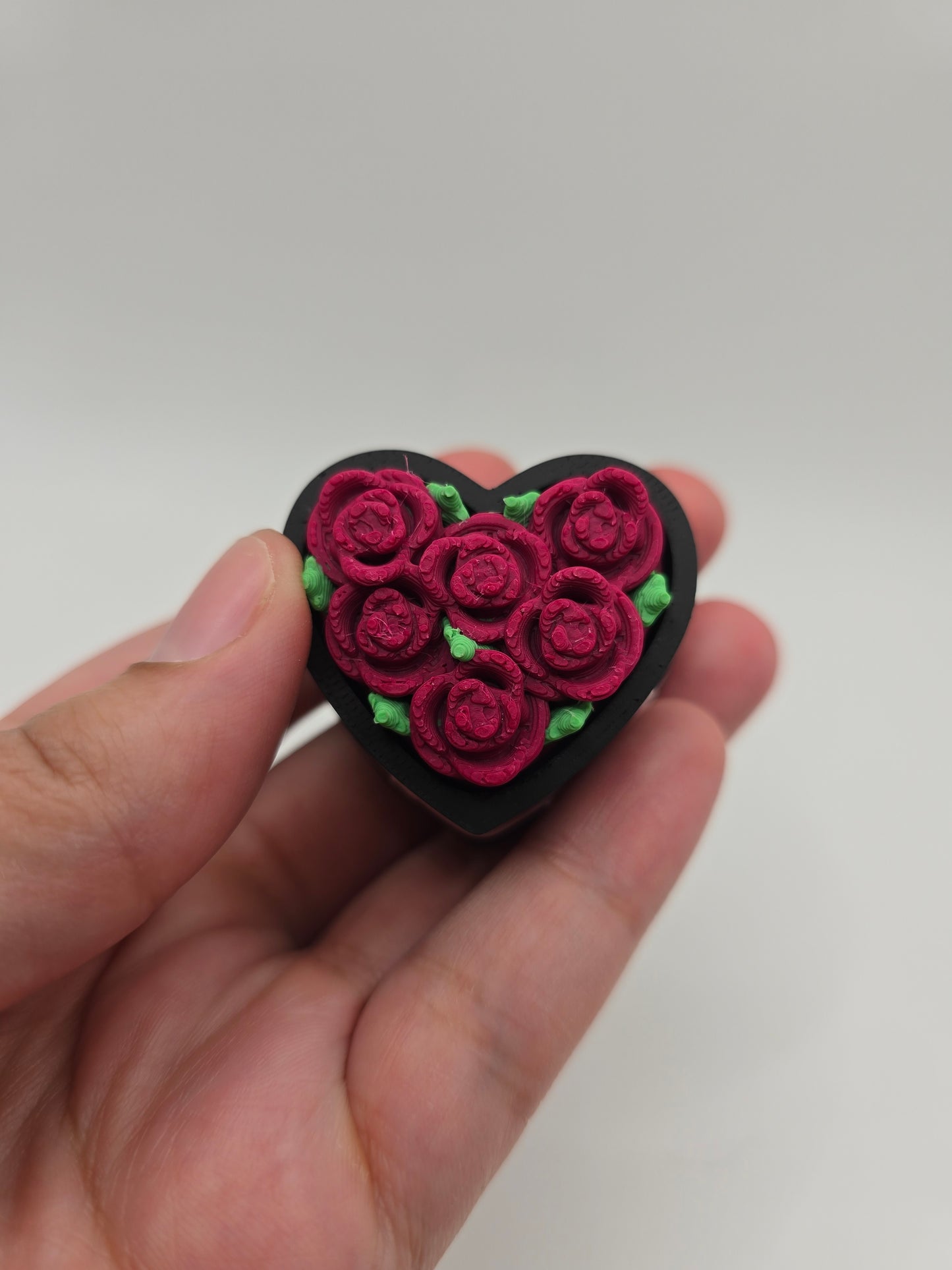 Red Rose Heart Box Clicker