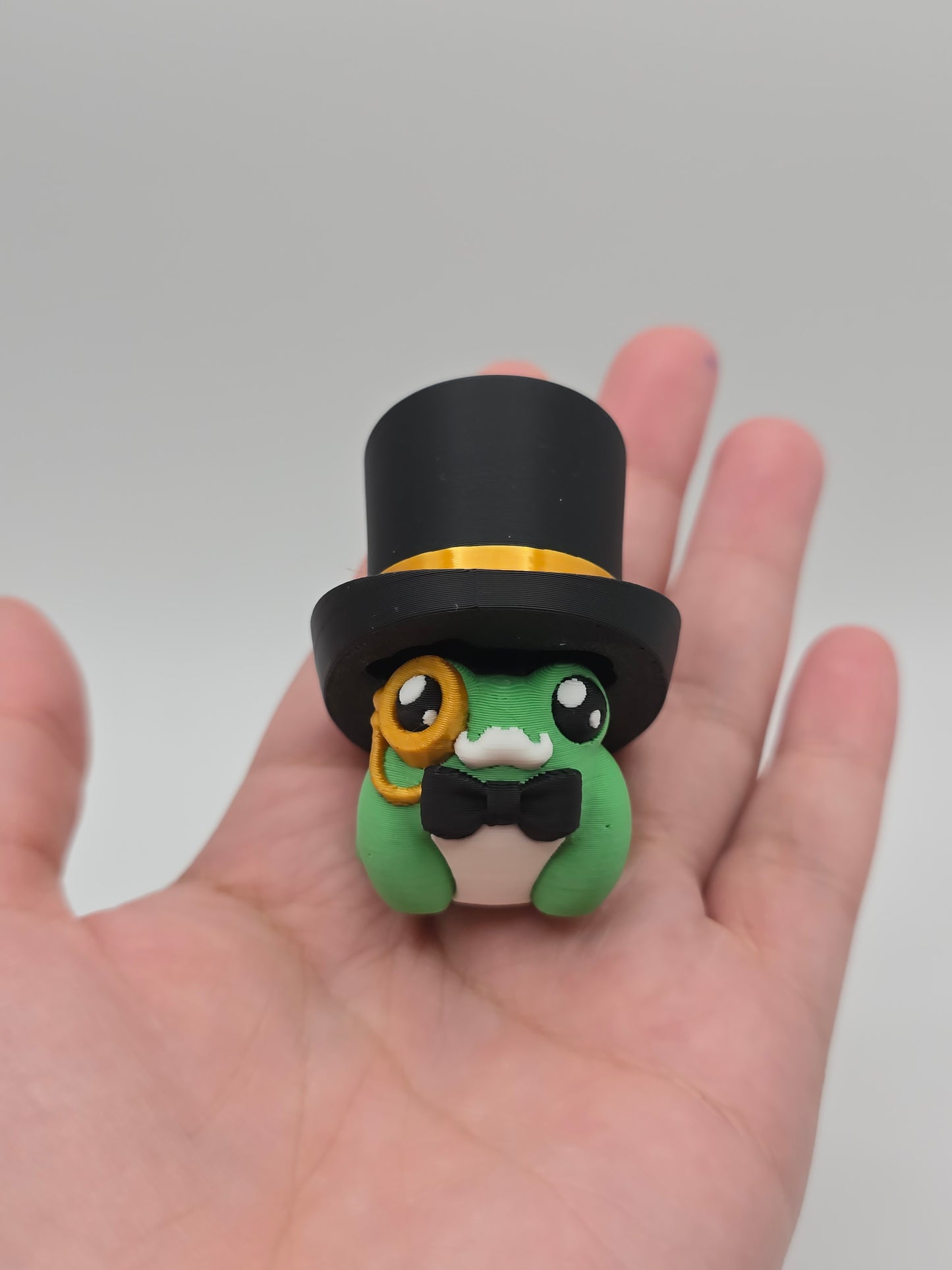 Top Hat "sir" frog Clicker