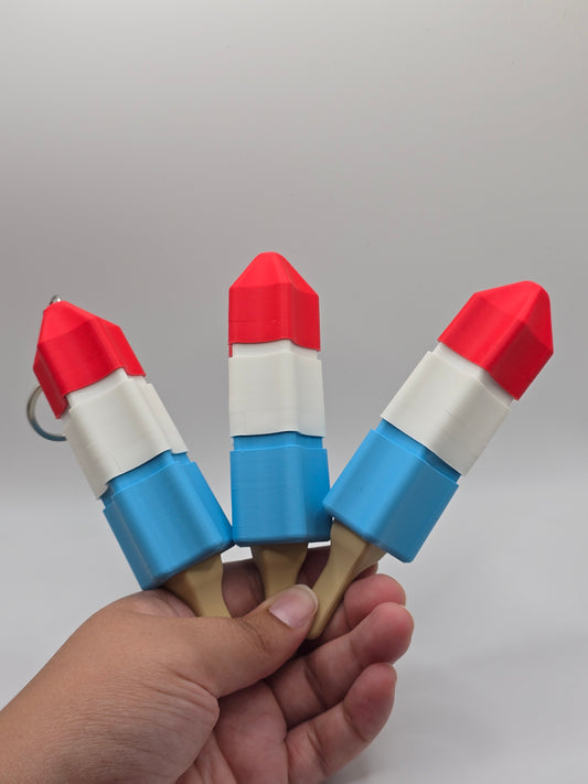 Red, White, and Blue Popsicle Multi Clicker