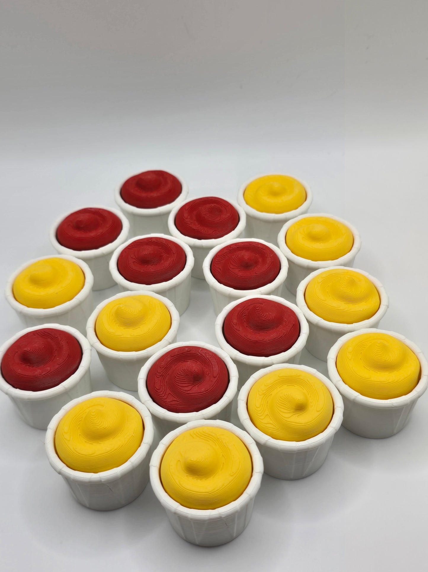 Ketchup/Mustard Condiment Cup Clickers