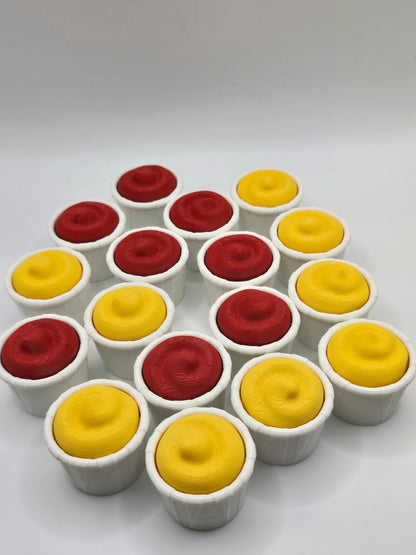Ketchup/Mustard Condiment Cup Clickers