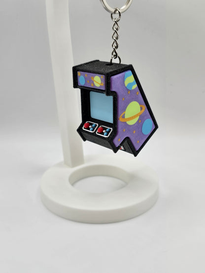 Retro Arcade Clicker Keychain