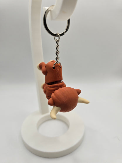 Highland Cow Wiggler Keychain