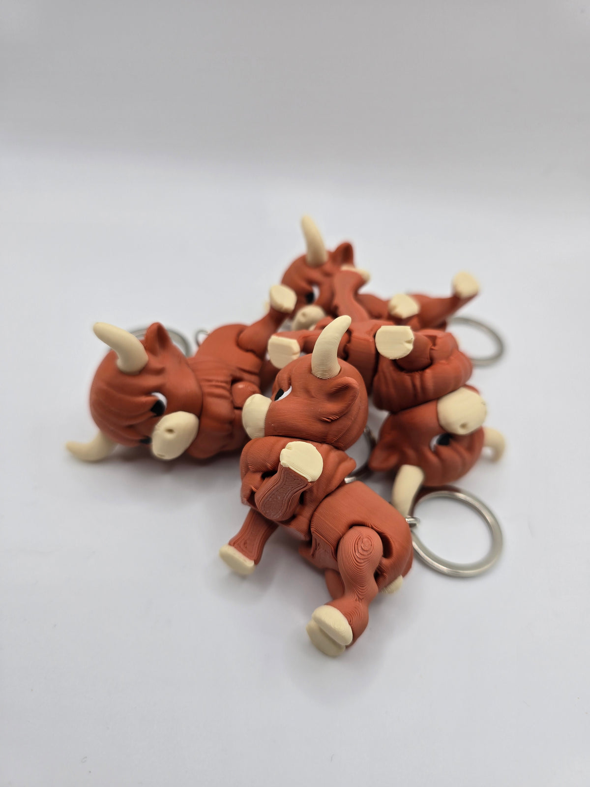 Highland Cow Wiggler Keychain