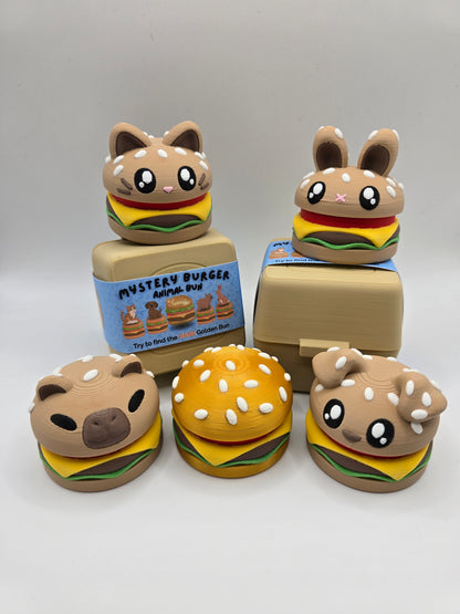 Mystery Animal Burger Bun Clicker