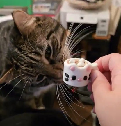 Hot Cocoa in Kitty Mug Clicker