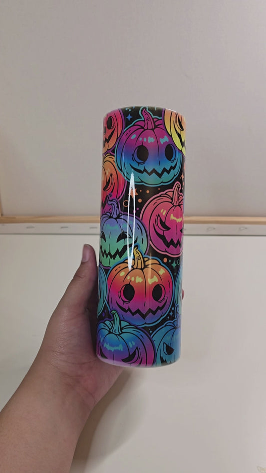 Cute Neon and Colorful Pumpkins