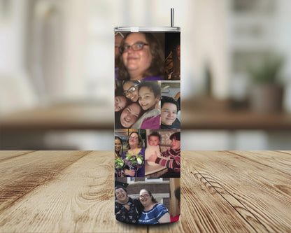 Custom Photo Collage Tumbler