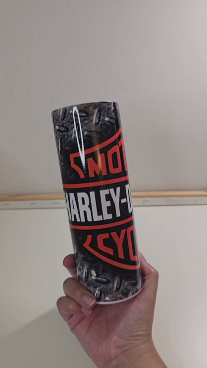 Steel with Motorcycle Badge