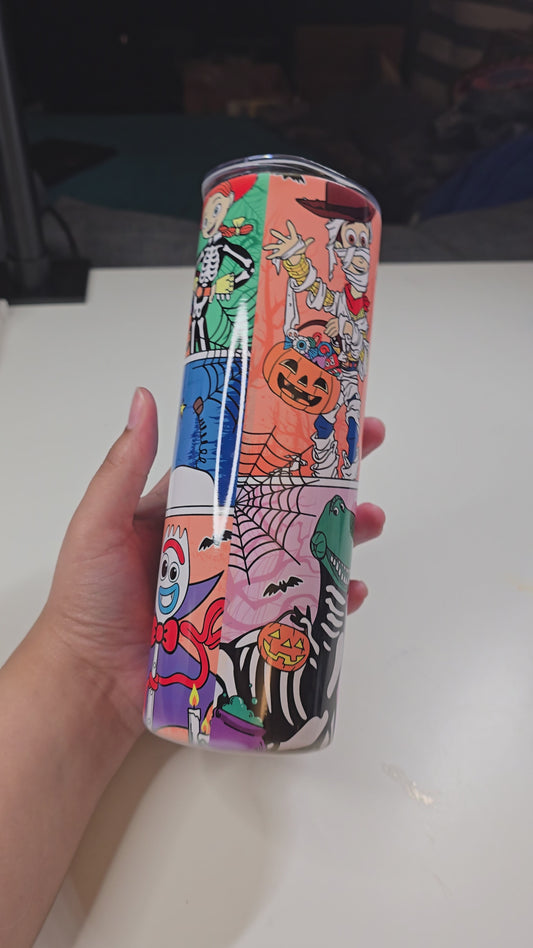 Cartoon Toy Halloween Characters in Costume