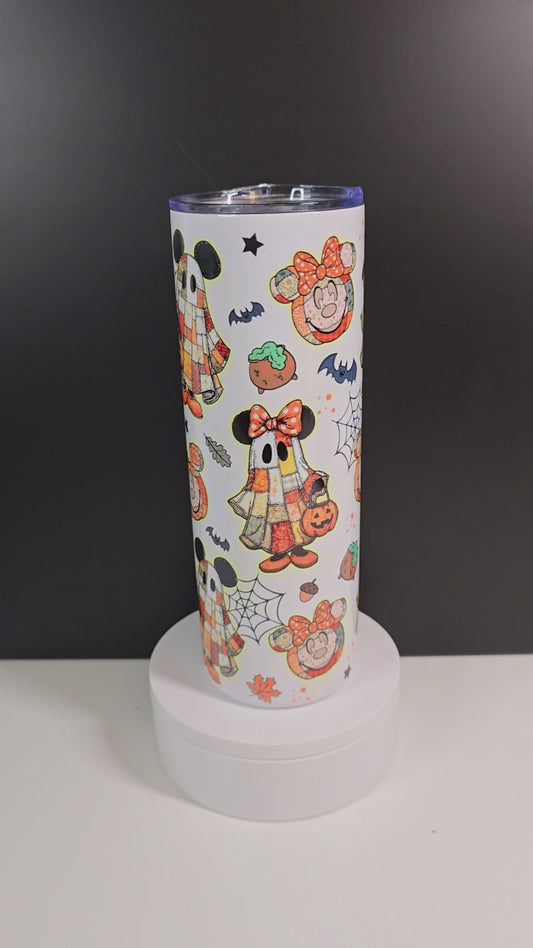 Fall ghost with bats and webs