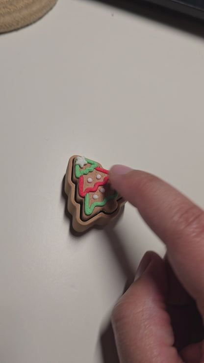 Christmas Tree Cookie with Icing