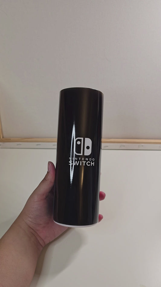 Nintendo Switch with Blue and Red Controllers